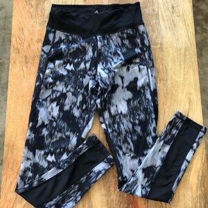 ADIDAS Climalite mesh panel ikat print leggings